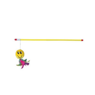 Trixie Playing Rod With Smiley Cat Toy